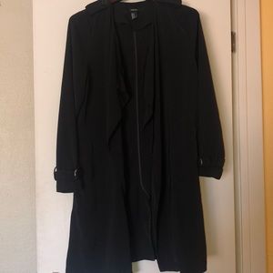 Black trench coat